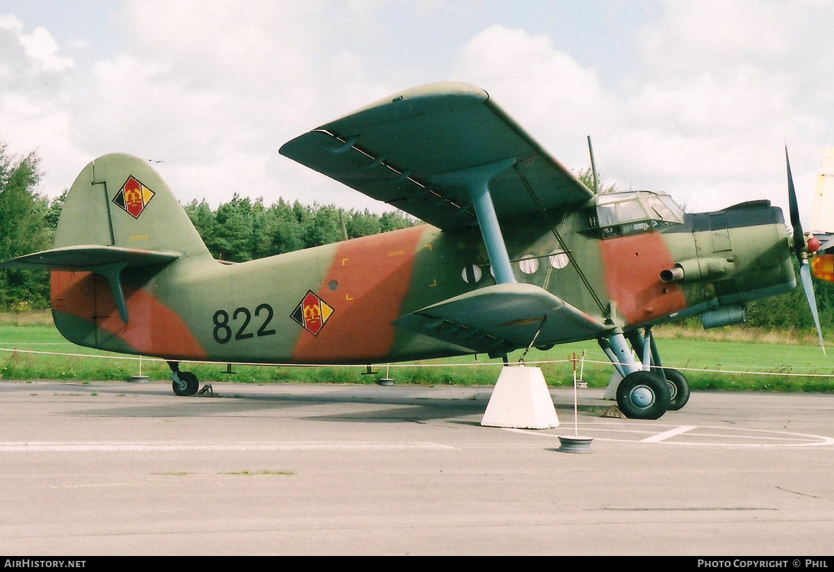 Aircraft Photo of 822 | Antonov An-2 | East Germany - Air Force | AirHistory.net #237070