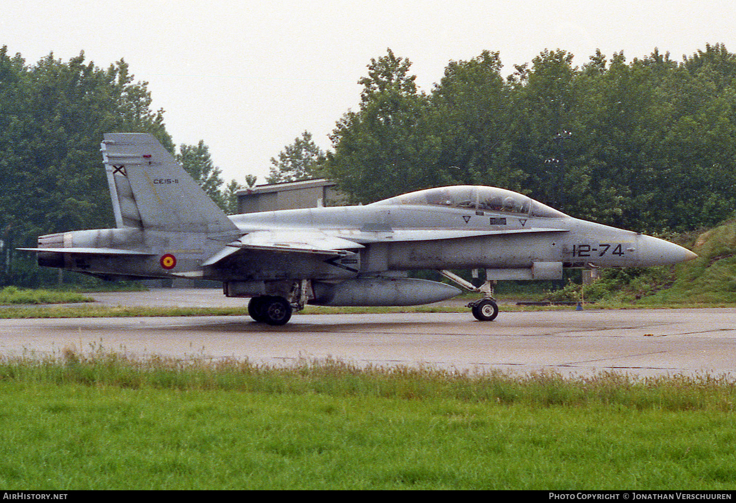 Aircraft Photo of CE15-11 | McDonnell Douglas EF-18B Hornet | Spain - Air Force | AirHistory.net #237103