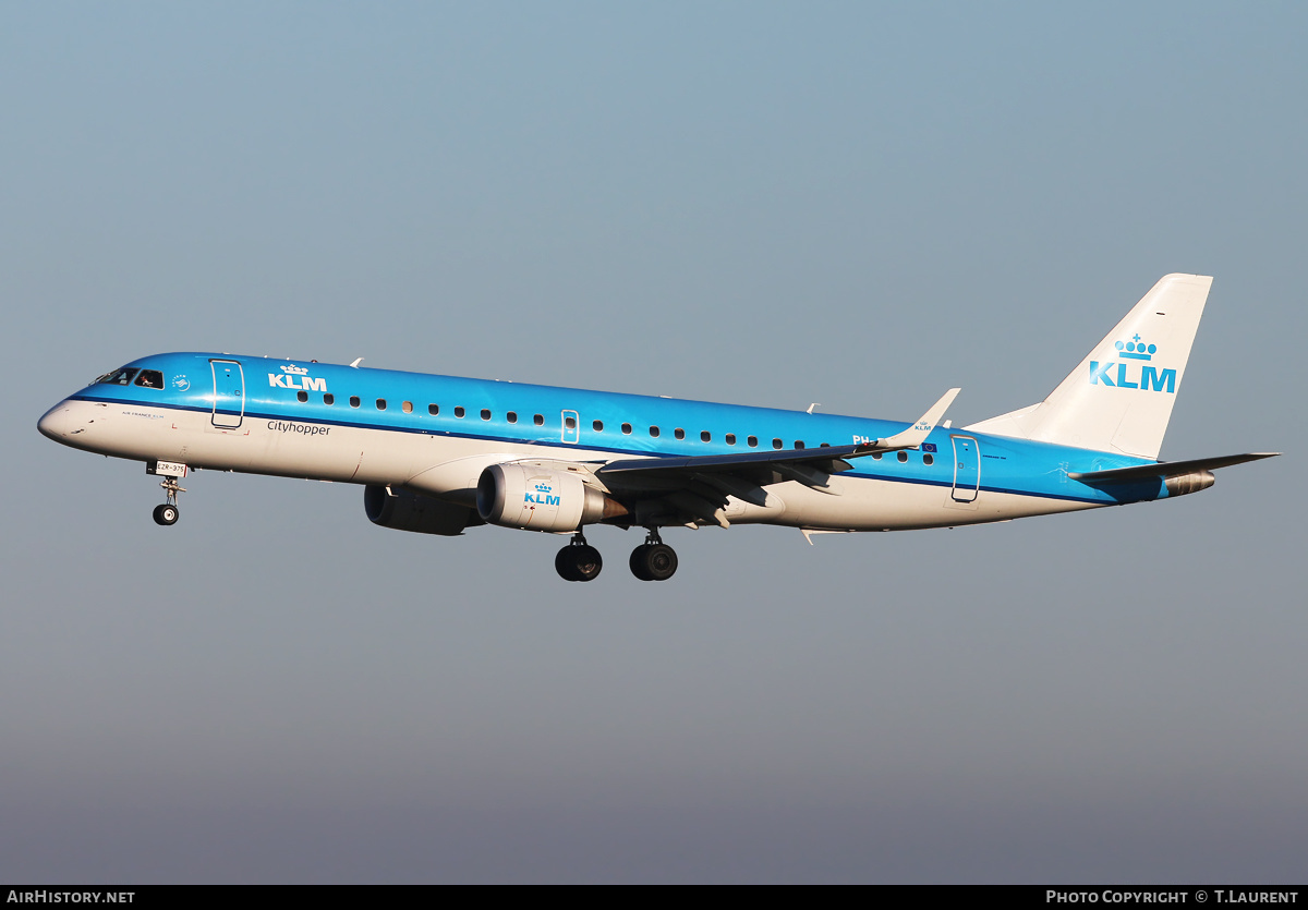 Aircraft Photo of PH-EZR | Embraer 190STD (ERJ-190-100STD) | KLM Cityhopper | AirHistory.net #237107