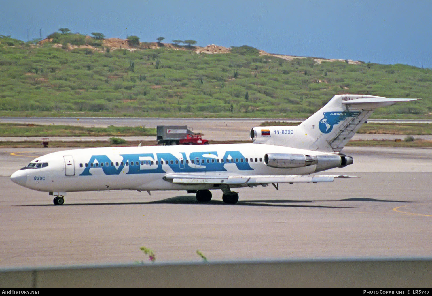 Aircraft Photo of YV-839C | Boeing 727-22 | Avensa - Aerovías Venezolanas | AirHistory.net #237131
