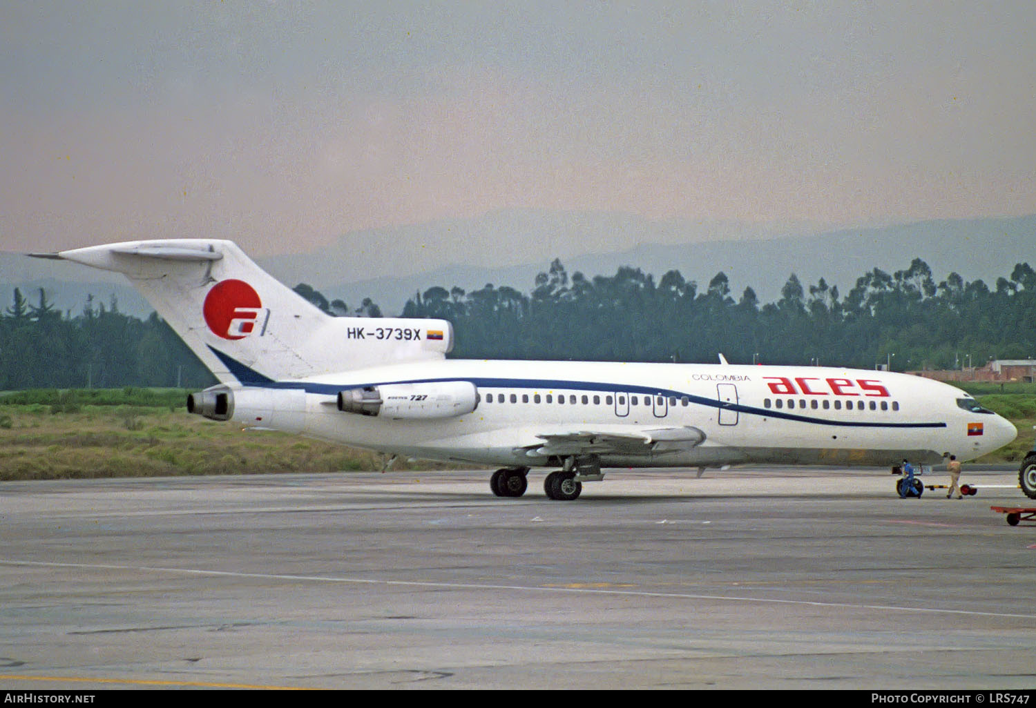 Aircraft Photo of HK-3739X | Boeing 727-C3 | ACES - Aerolíneas Centrales de Colombia | AirHistory.net #237132
