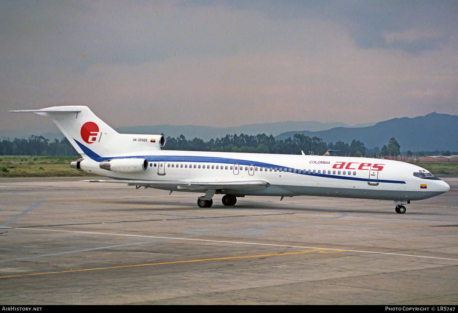 Aircraft Photo of HK-3998X | Boeing 727-225/Adv | ACES - Aerolíneas Centrales de Colombia | AirHistory.net #237180