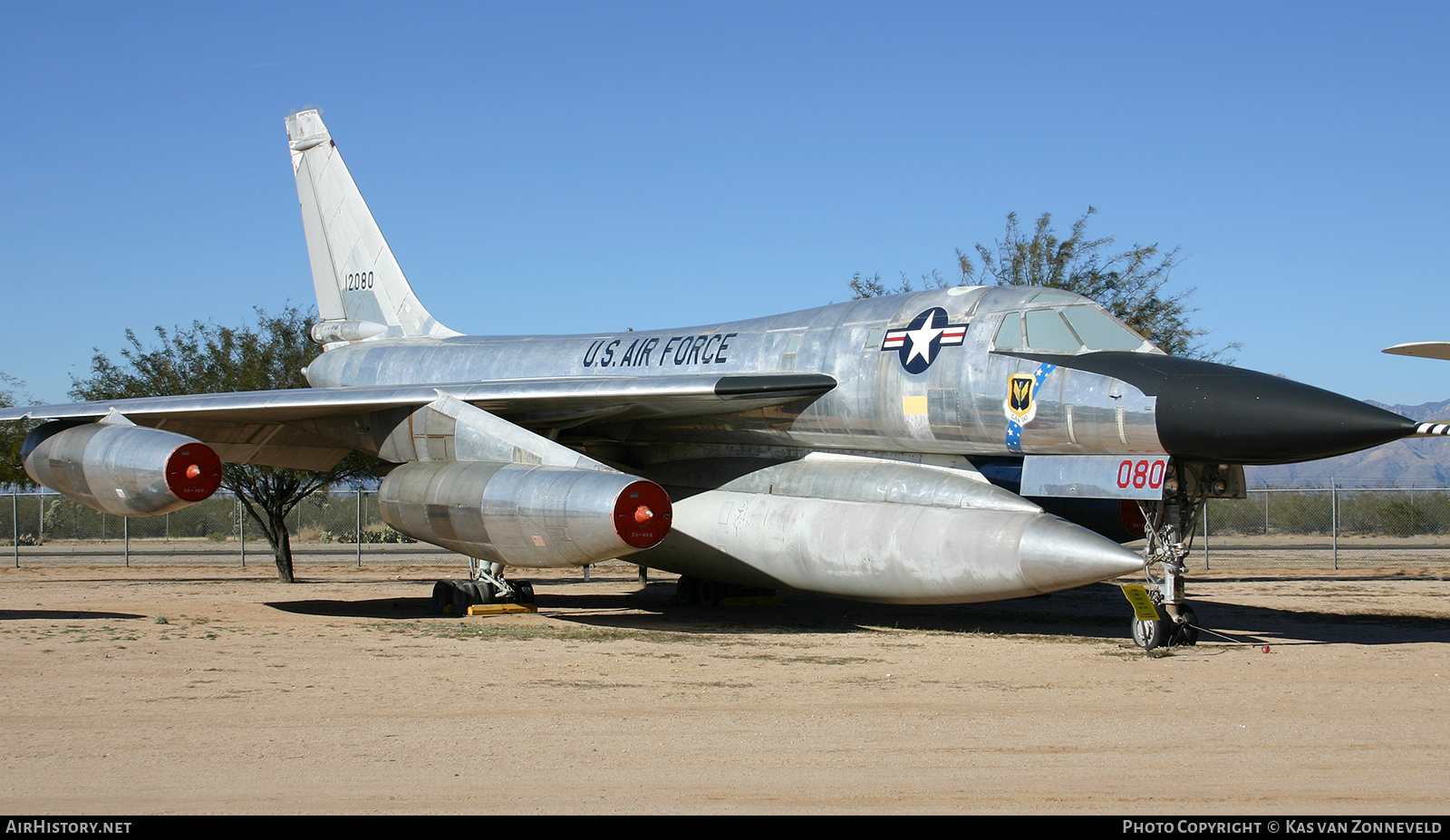 Aircraft Photo of 61-2080 / 12080 | Convair B-58A Hustler | USA - Air Force | AirHistory.net #237186