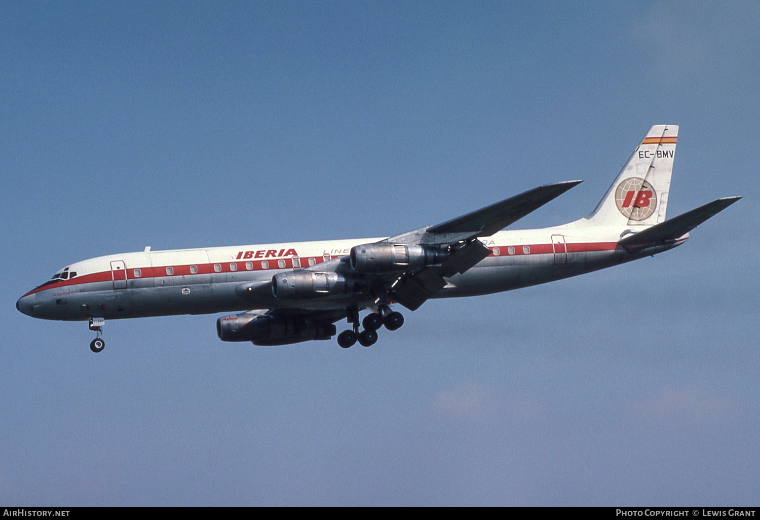 Aircraft Photo of EC-BMV | McDonnell Douglas DC-8-55CF Jet Trader | Iberia | AirHistory.net #237194