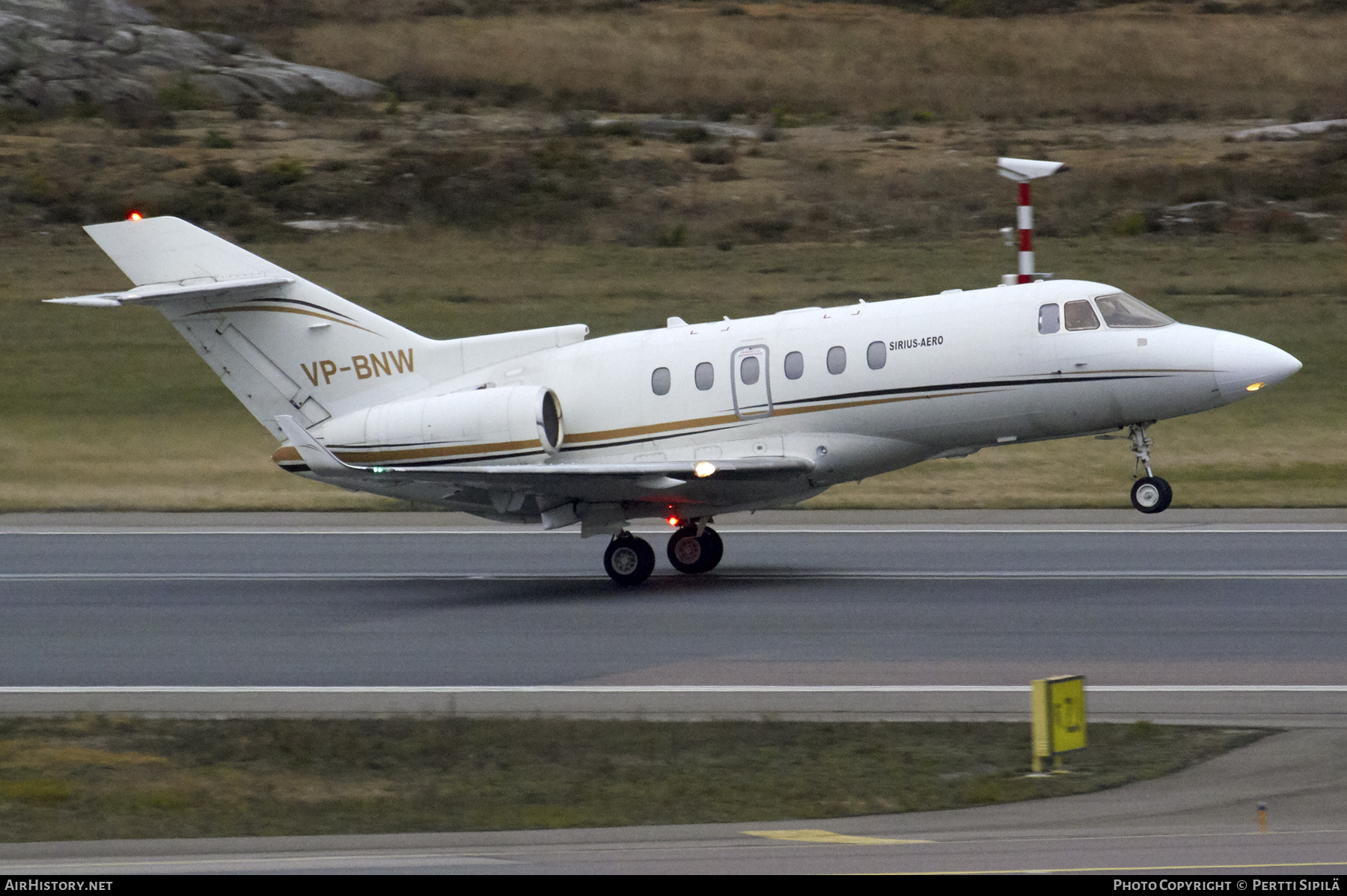 Aircraft Photo of VP-BNW | Hawker Beechcraft 850XP | Sirius-Aero | AirHistory.net #237222