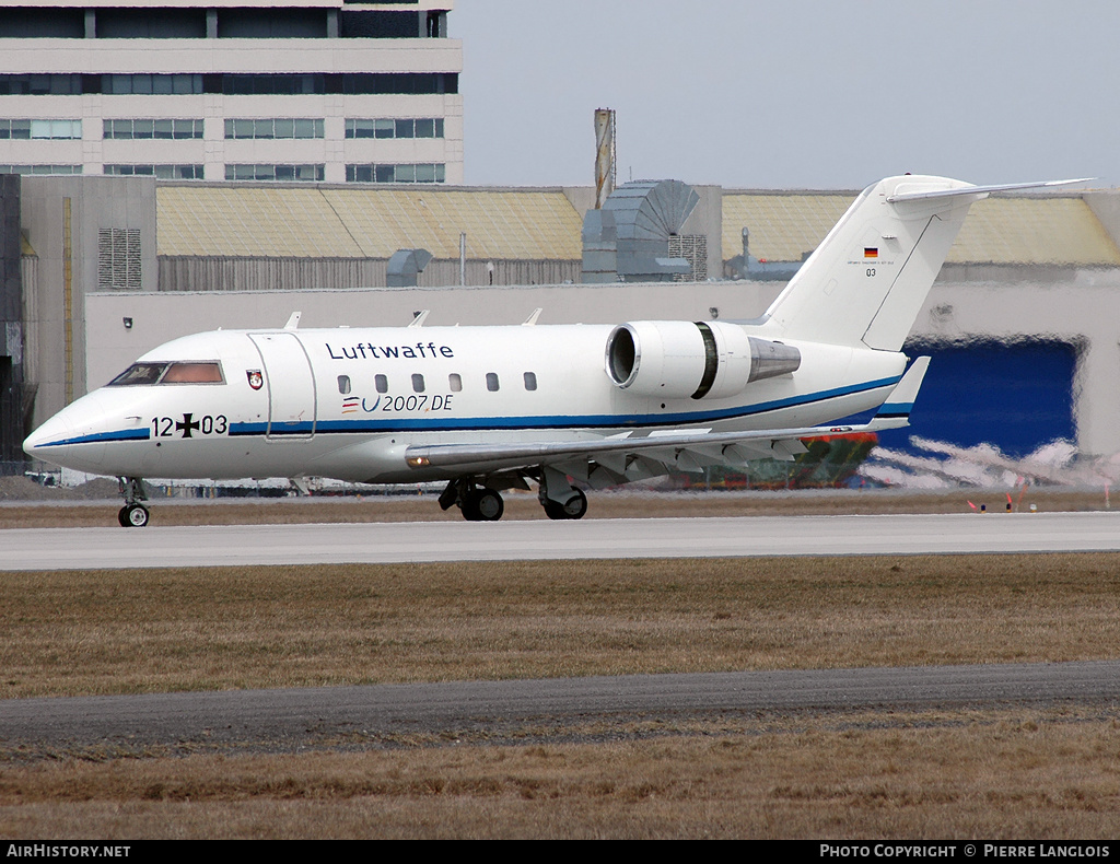 Aircraft Photo of 1203 | Canadair Challenger 601 (CL-600-2A12) | Germany - Air Force | AirHistory.net #237244