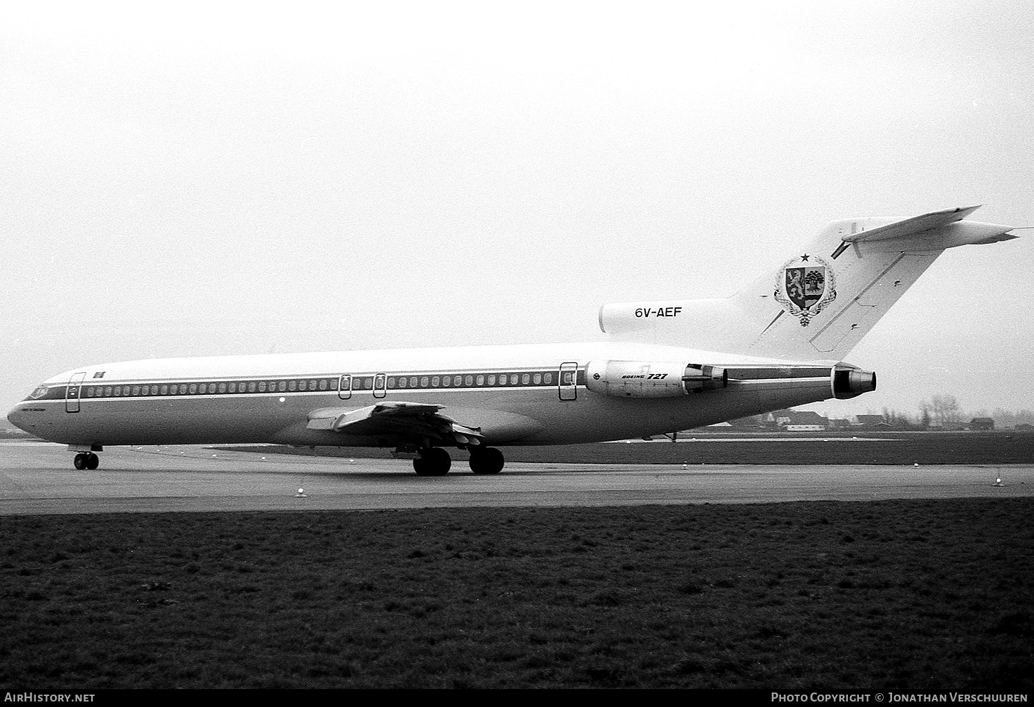 Aircraft Photo of 6V-AEF | Boeing 727-2M1/Adv | Senegal Government | AirHistory.net #237262