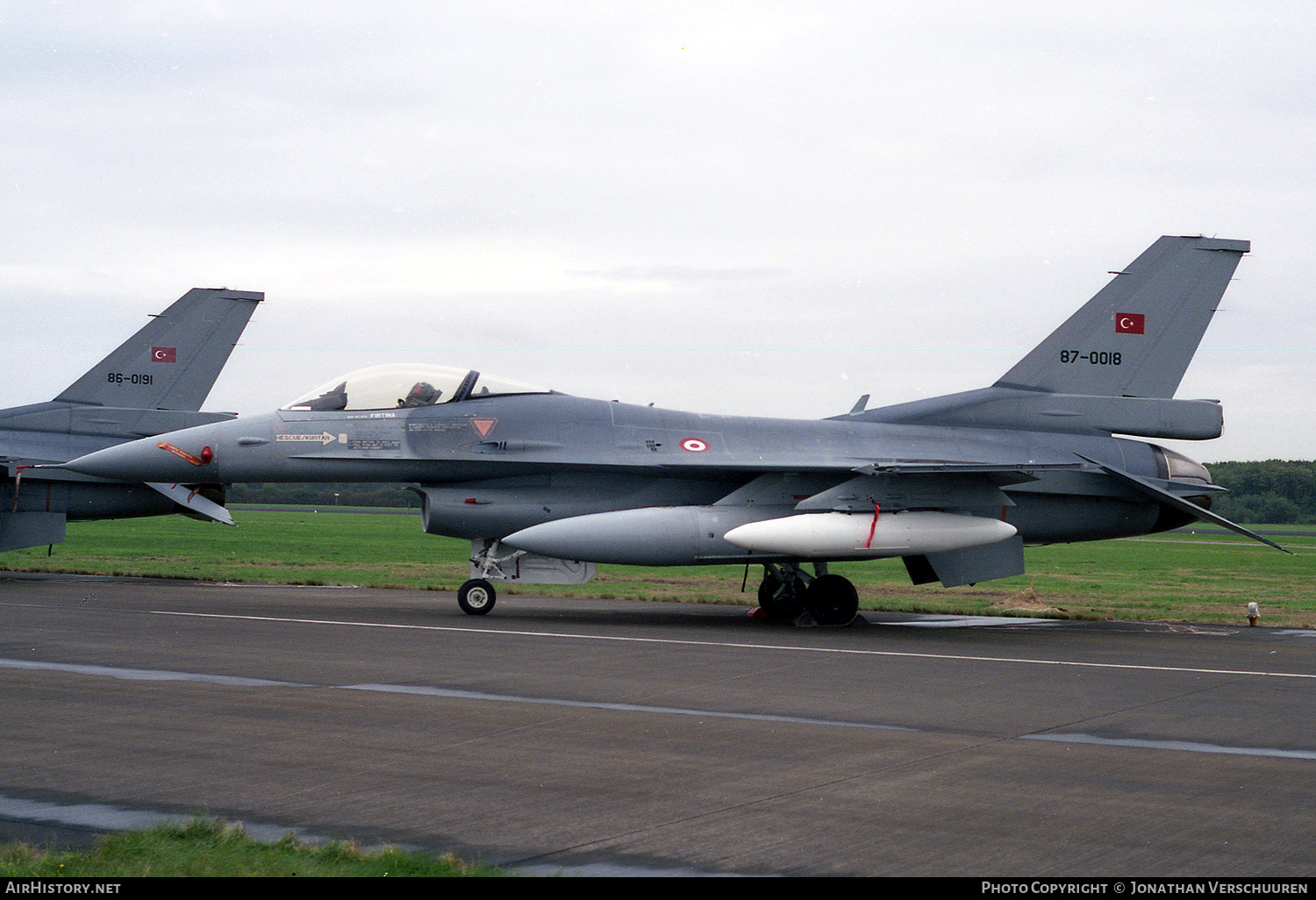 Aircraft Photo of 87-0018 | General Dynamics F-16C Fighting Falcon | Turkey - Air Force | AirHistory.net #237271