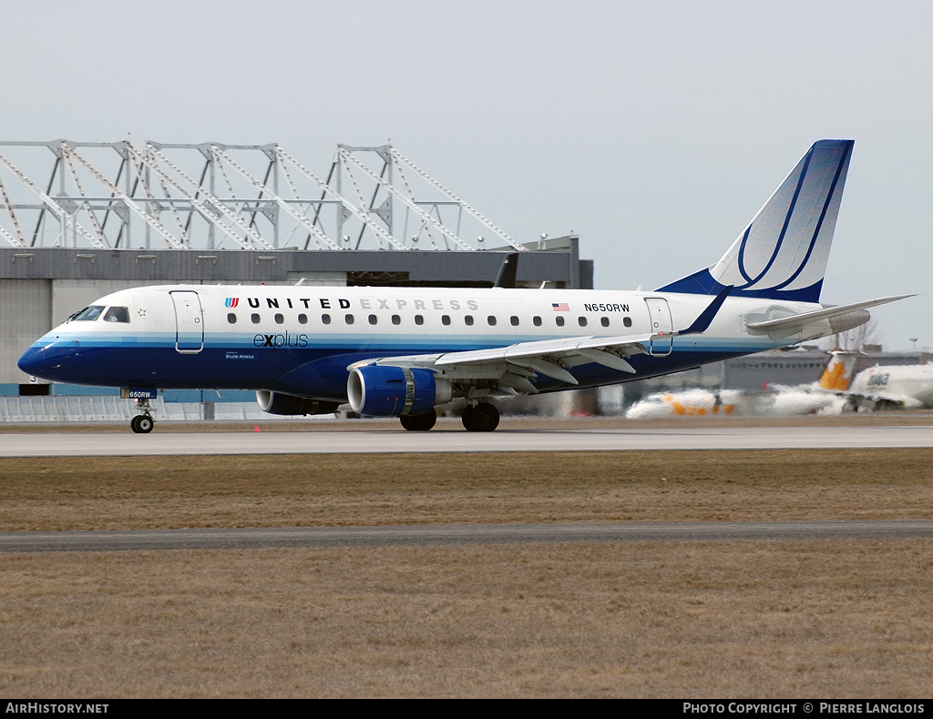 Aircraft Photo of N650RW | Embraer 170SE (ERJ-170-100SE) | United Express | AirHistory.net #237284