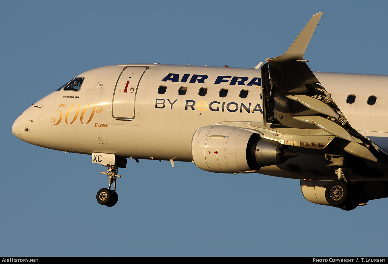 Aircraft Photo of F-HBXC | Embraer 170STD (ERJ-170-100STD) | Air France | AirHistory.net #237298