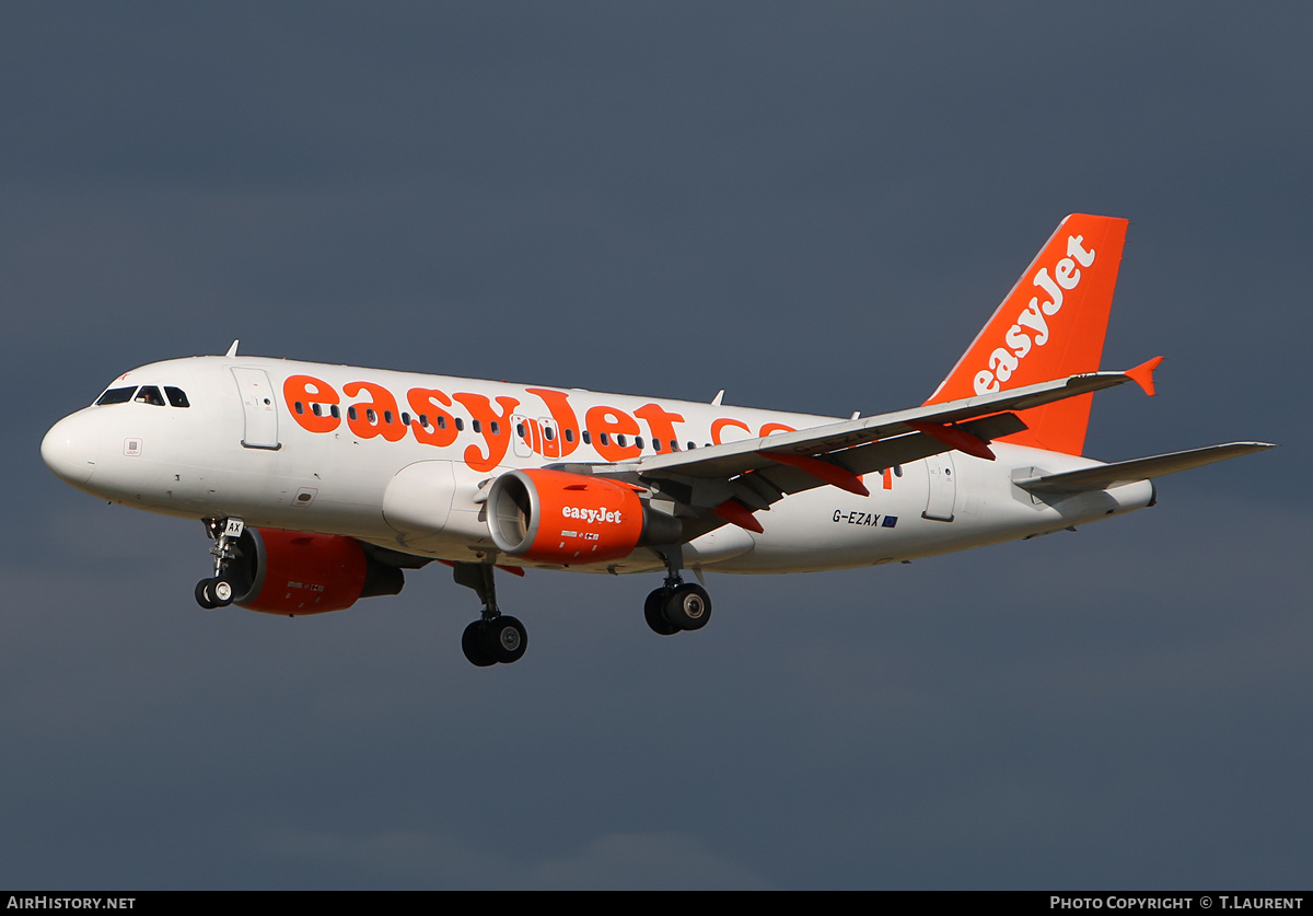 Aircraft Photo of G-EZAX | Airbus A319-111 | EasyJet | AirHistory.net #237300