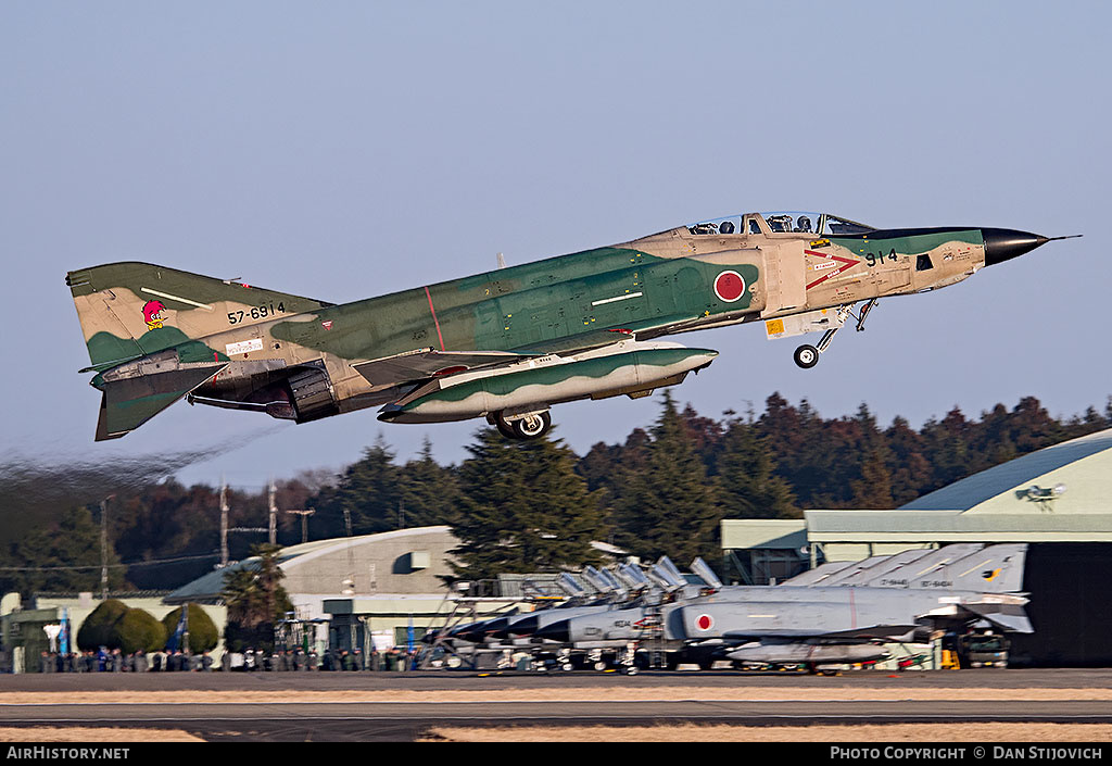 Aircraft Photo of 57-6914 | McDonnell Douglas RF-4E Kai Phantom II | Japan - Air Force | AirHistory.net #237302