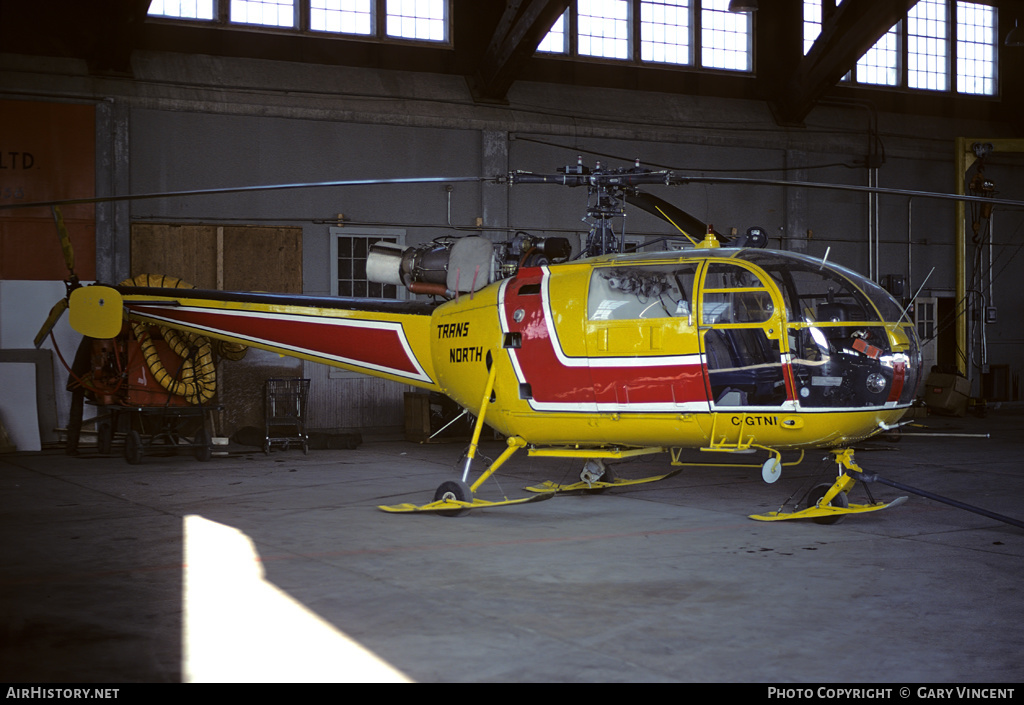 Aircraft Photo of C-GTNI | Aerospatiale SA-316B Alouette III | Trans North Turbo Air | AirHistory.net #237321