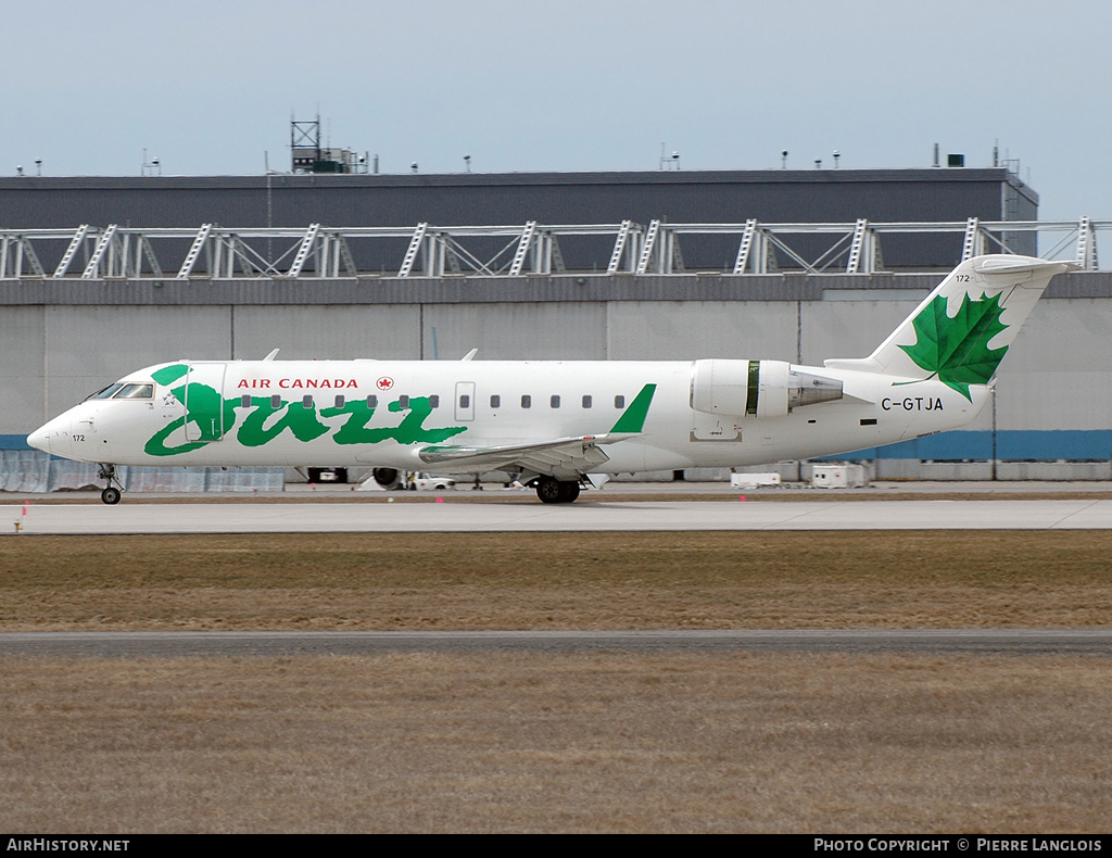 Aircraft Photo of C-GTJA | Bombardier CRJ-200ER (CL-600-2B19) | Air Canada Jazz | AirHistory.net #237340