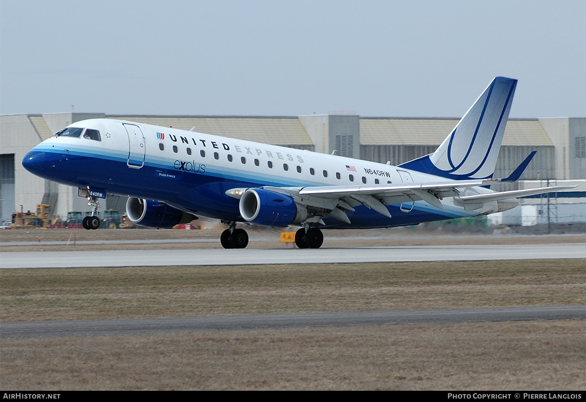 Aircraft Photo of N640RW | Embraer 170SE (ERJ-170-100SE) | United Express | AirHistory.net #237341