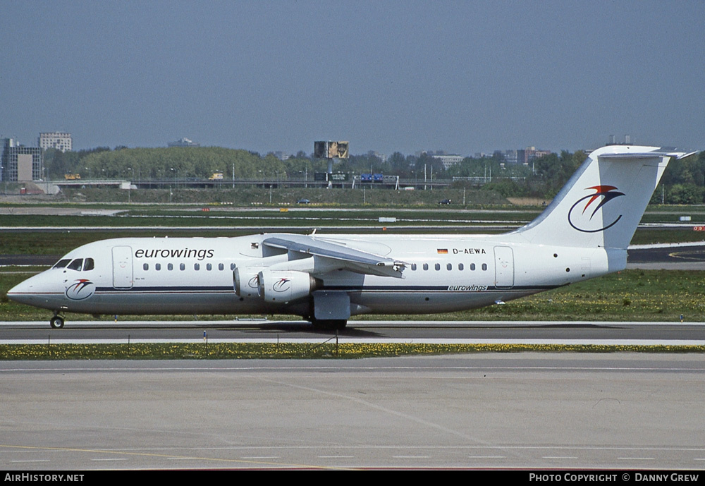 Aircraft Photo of D-AEWA | British Aerospace BAe-146-300 | Eurowings | AirHistory.net #237346