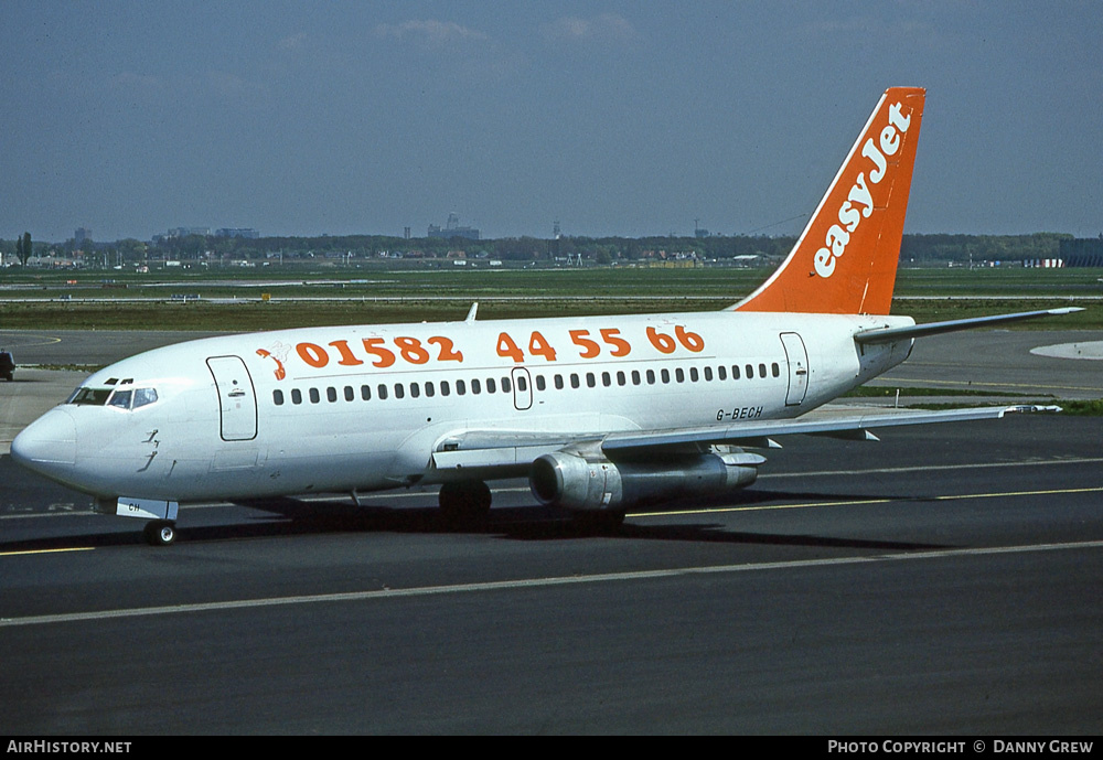Aircraft Photo of G-BECH | Boeing 737-204/Adv | EasyJet | AirHistory.net #237347