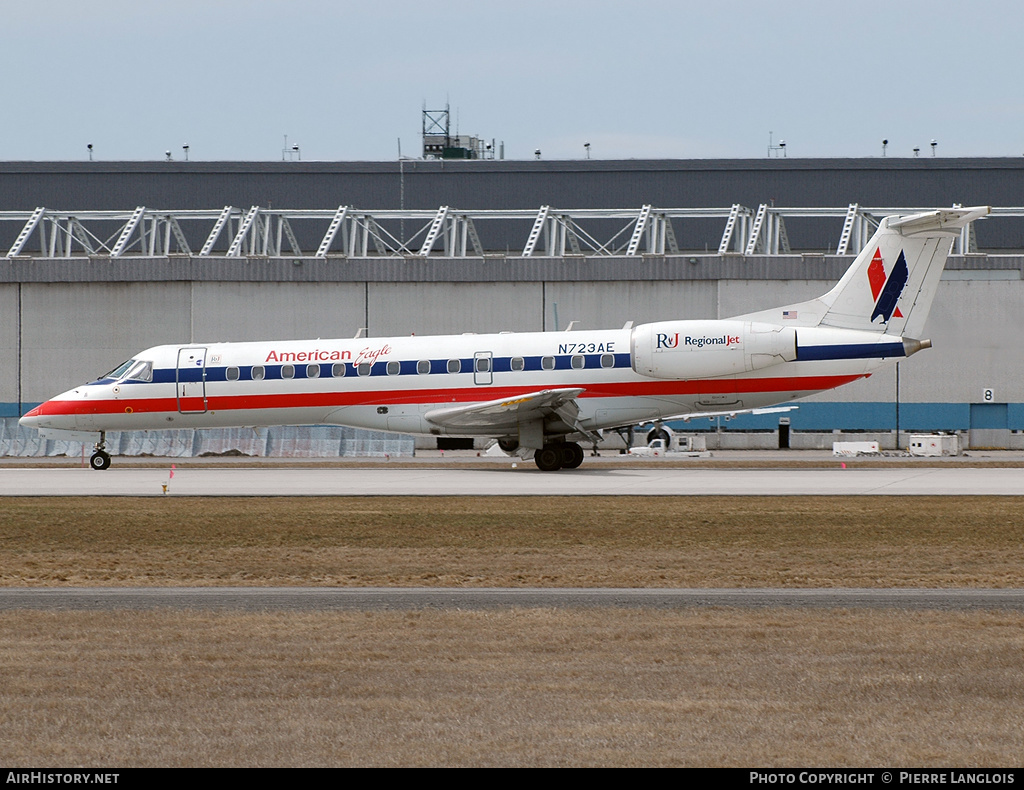 Aircraft Photo of N723AE | Embraer ERJ-135LR (EMB-135LR) | American Eagle | AirHistory.net #237365