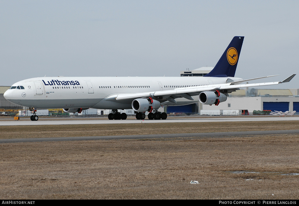 Aircraft Photo of D-AIFD | Airbus A340-313 | Lufthansa | AirHistory.net #237370