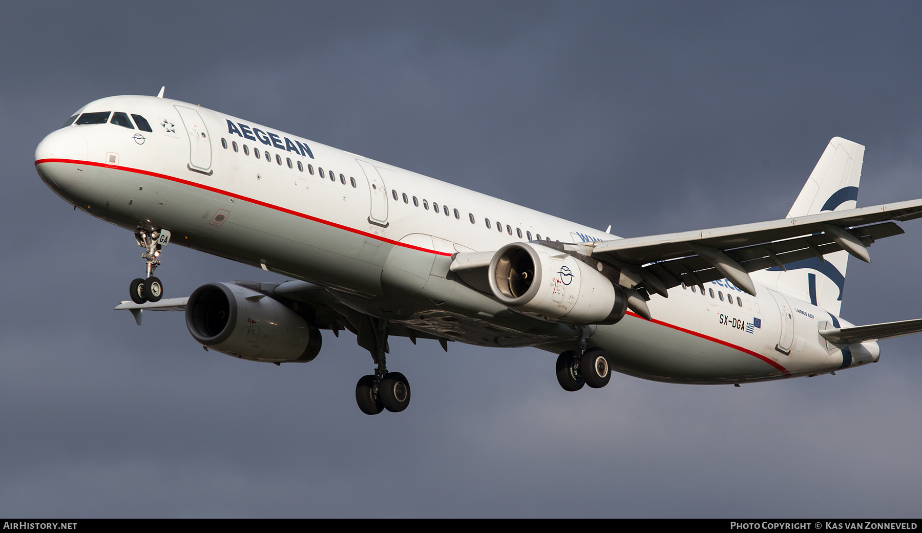 Aircraft Photo of SX-DGA | Airbus A321-231 | Aegean Airlines | AirHistory.net #237377