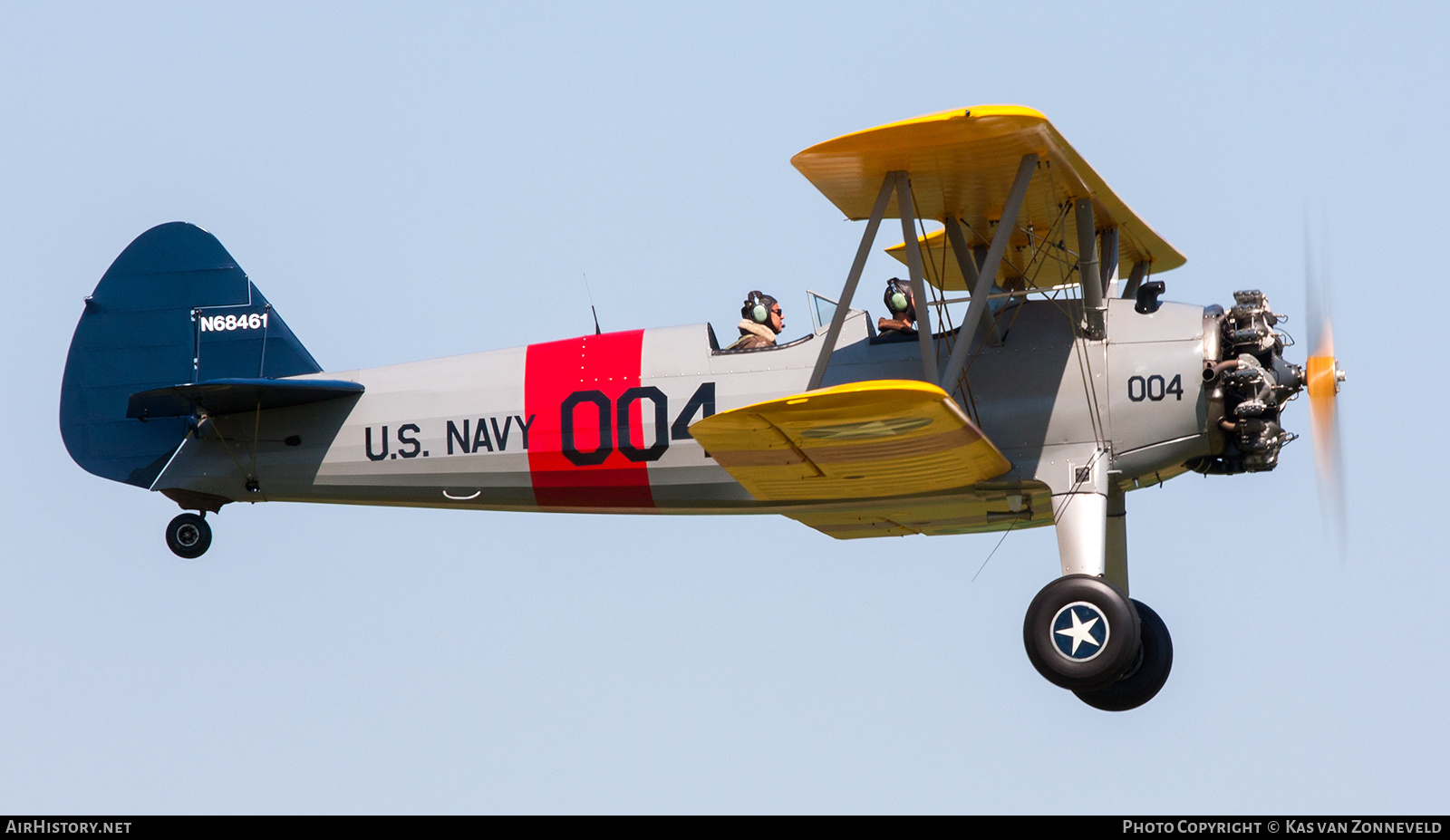 Aircraft Photo of N68461 | Boeing PT-13D Kaydet (E75) | USA - Navy | AirHistory.net #237381