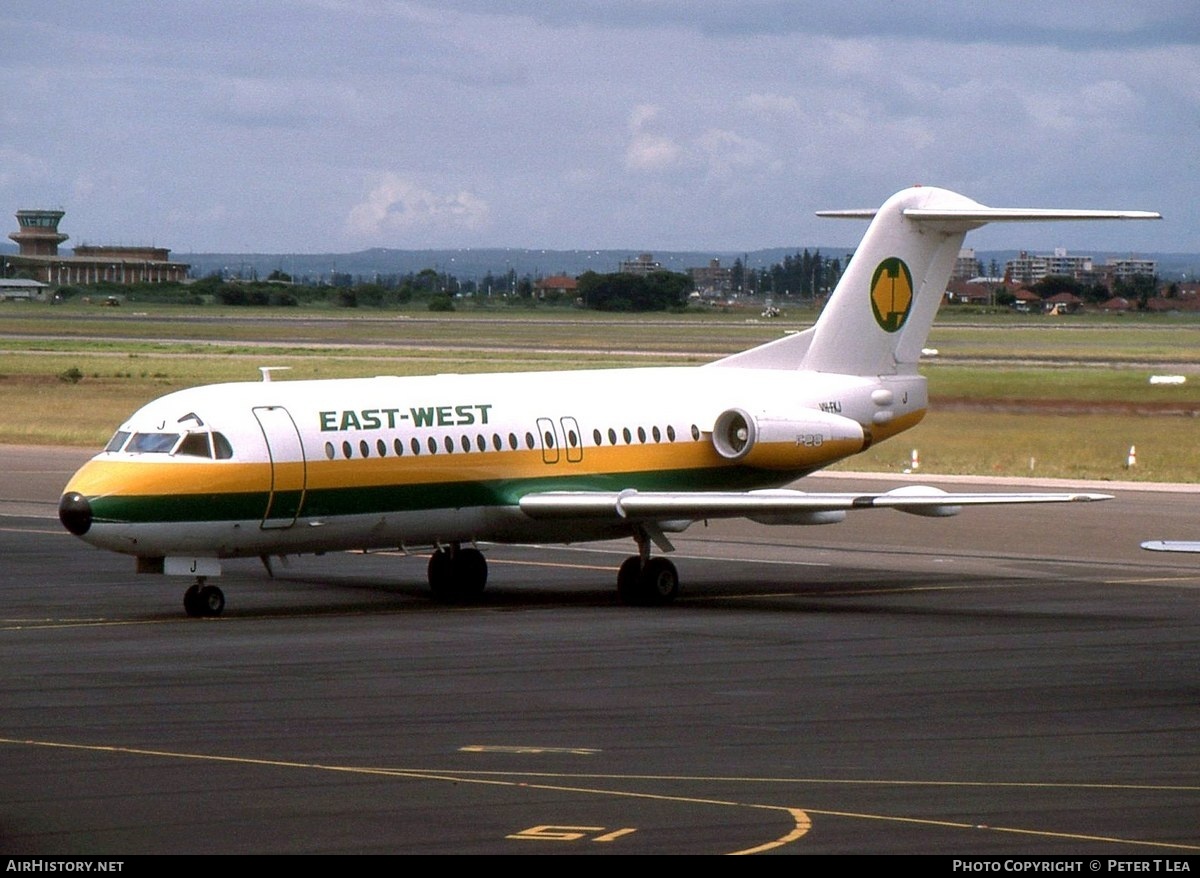 Aircraft Photo of VH-FKJ | Fokker F28-4000 Fellowship | East-West Airlines | AirHistory.net #237399