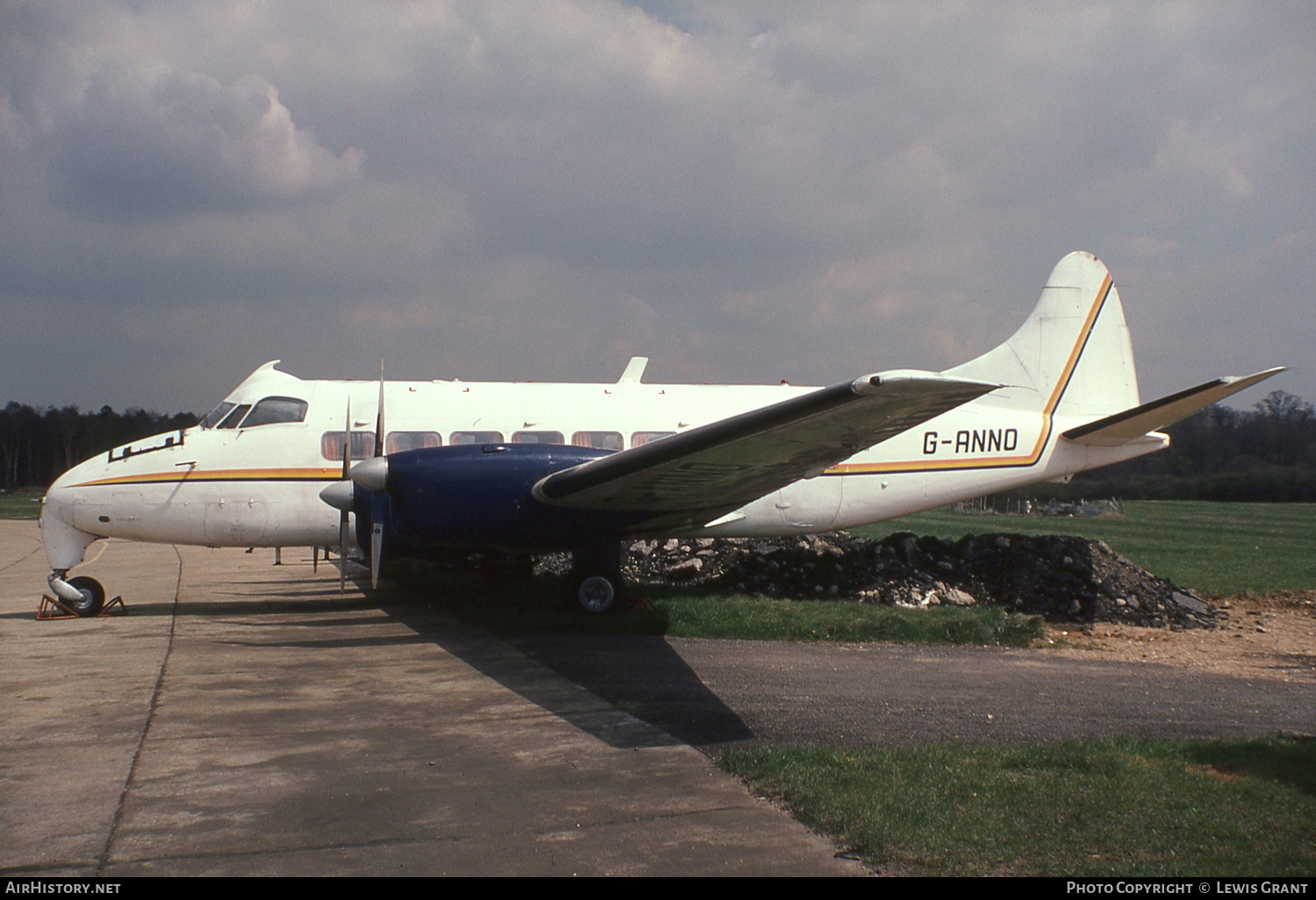 Aircraft Photo of G-ANNO | De Havilland D.H. 114 Heron 1B/C | Fairflight Charters | AirHistory.net #237402