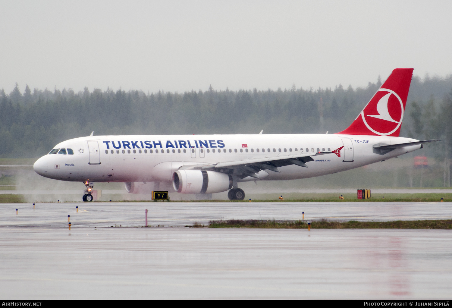 Aircraft Photo of TC-JUF | Airbus A320-232 | Turkish Airlines | AirHistory.net #237429