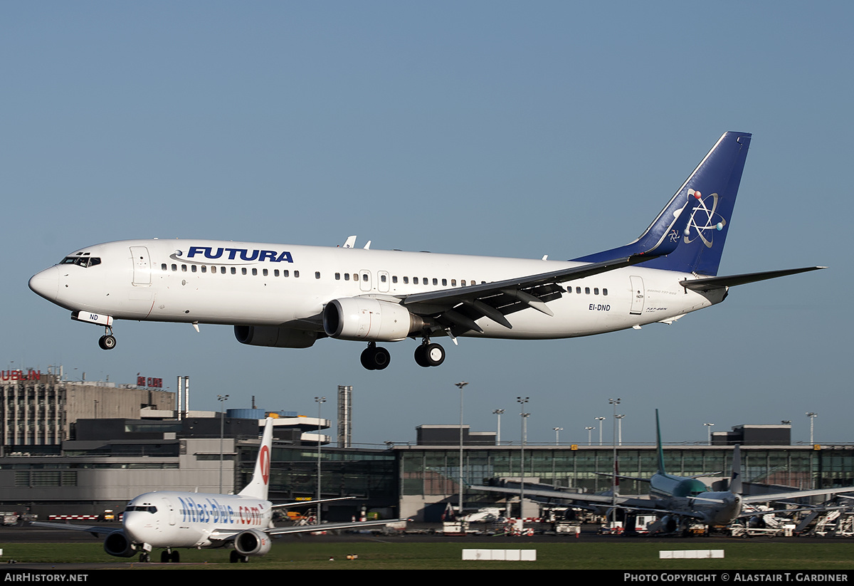 Aircraft Photo of EI-DND | Boeing 737-86N | Futura International Airways | AirHistory.net #237438