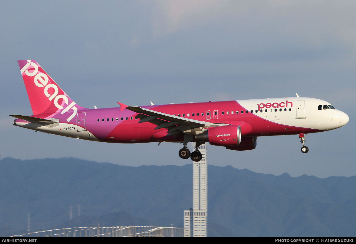Aircraft Photo of JA804P | Airbus A320-214 | Peach Aviation | AirHistory.net #237455