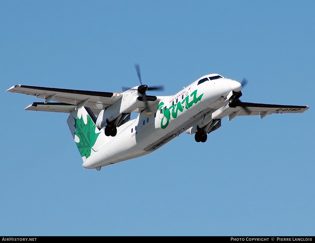 Aircraft Photo of C-GTBP | De Havilland Canada DHC-8-102 Dash 8 | Air Canada Jazz | AirHistory.net #237464