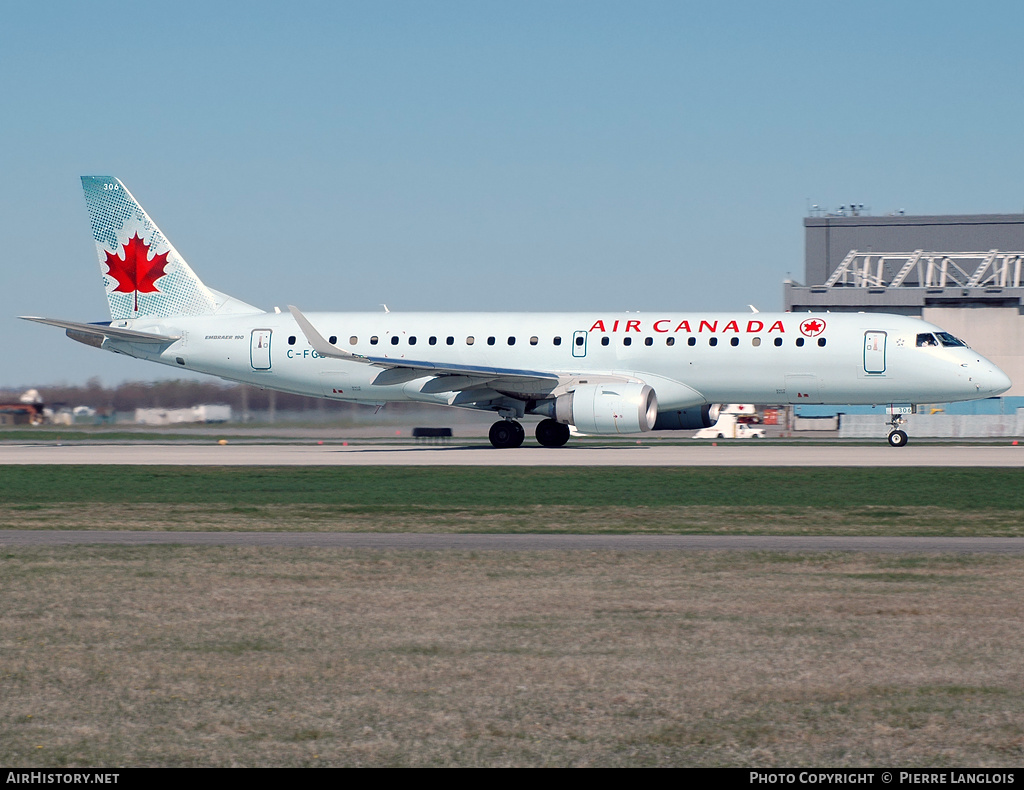 Aircraft Photo of C-FGLW | Embraer 190AR (ERJ-190-100IGW) | Air Canada | AirHistory.net #237486
