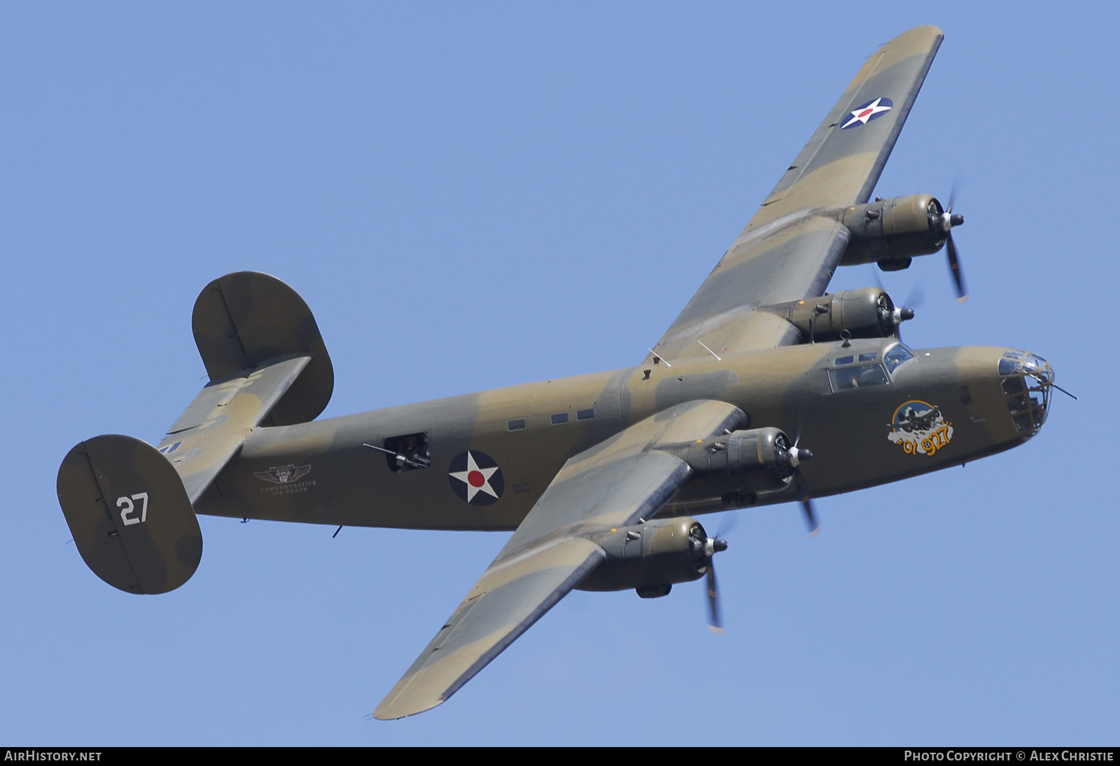Aircraft Photo of N24927 | Consolidated B-24A Liberator | Commemorative Air Force | USA - Air Force | AirHistory.net #237497