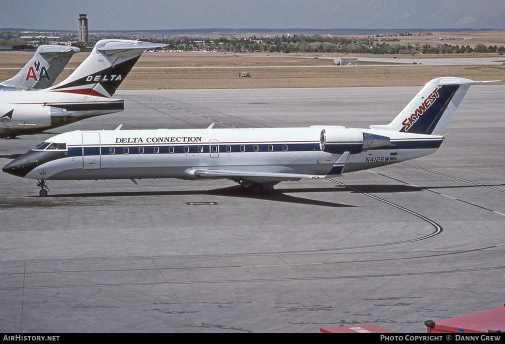 Aircraft Photo of N412SW | Canadair CRJ-100LR (CL-600-2B19) | Delta Connection | AirHistory.net #237505