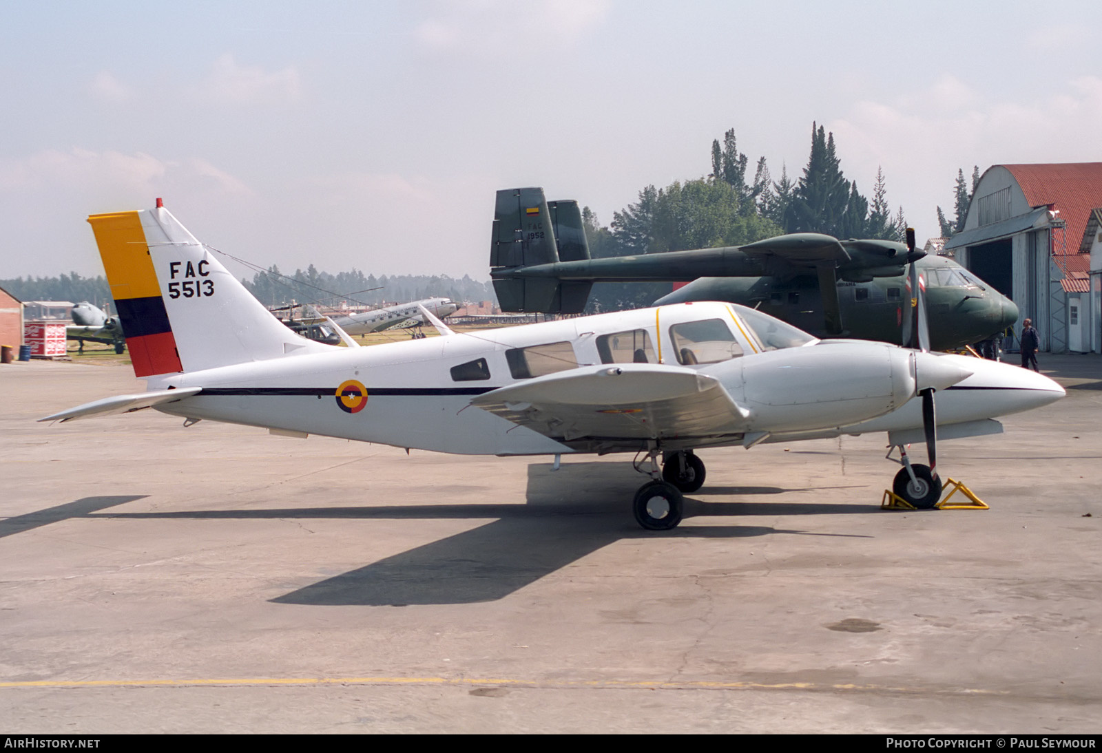 Aircraft Photo of FAC5513 | Piper PA-34-200T Seneca II | Colombia - Air Force | AirHistory.net #237530