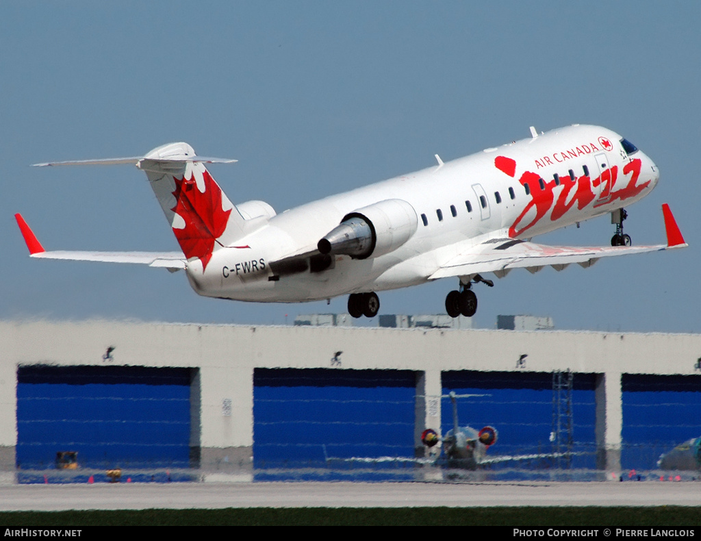 Aircraft Photo of C-FWRS | Canadair CRJ-100ER (CL-600-2B19) | Air Canada Jazz | AirHistory.net #237535