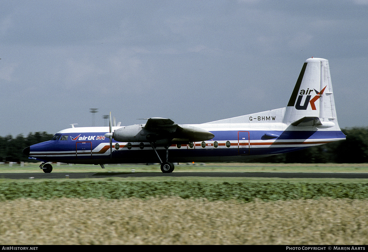 Aircraft Photo of G-BHMW | Fokker F27-200 Friendship | Air UK | AirHistory.net #237549