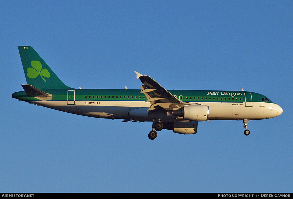 Aircraft Photo of EI-DVG | Airbus A320-214 | Aer Lingus | AirHistory.net #237564