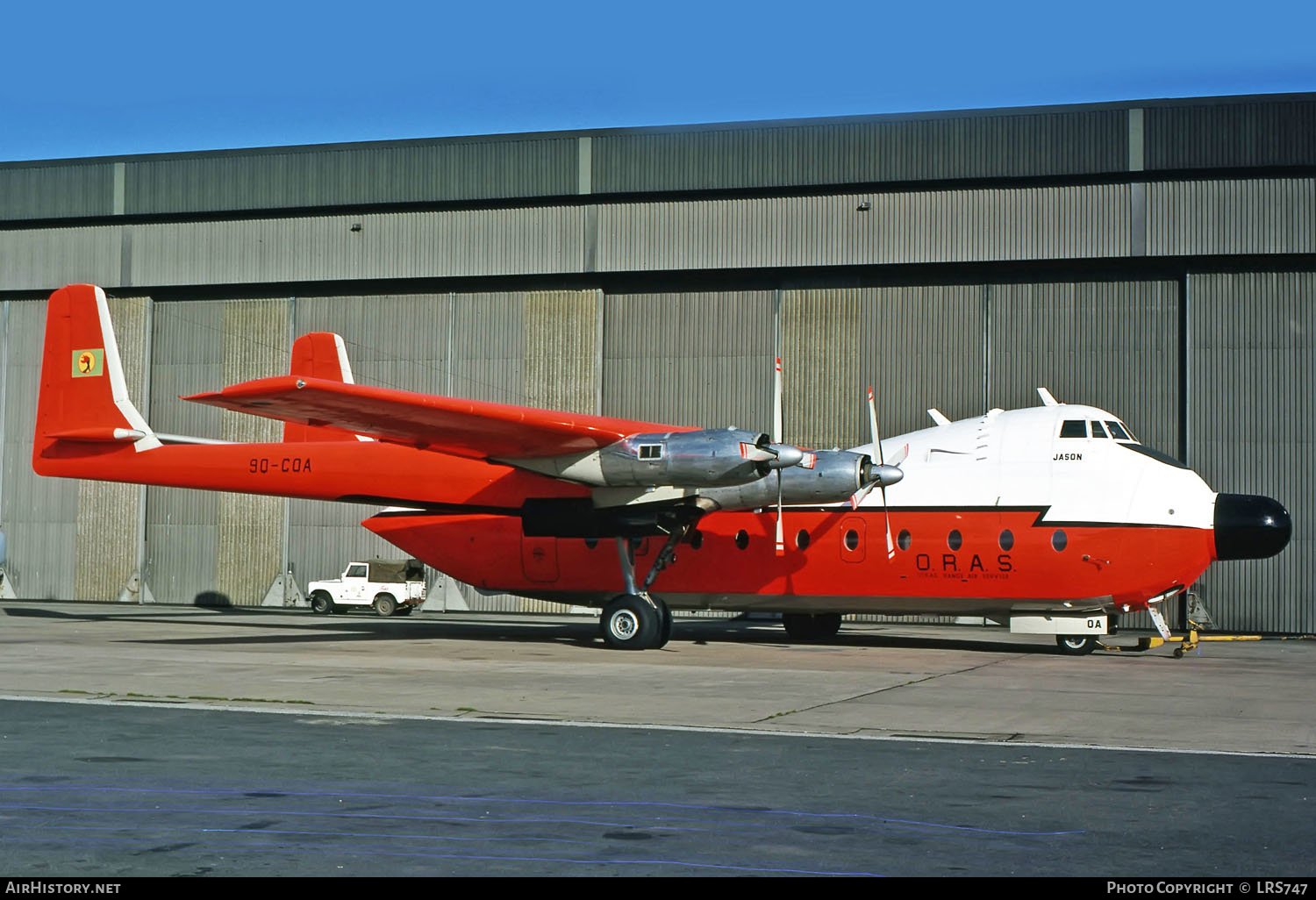 Aircraft Photo of 9Q-COA | Armstrong Whitworth AW-660 Argosy C.1 | ORAS - OTRAG Range Air Services | AirHistory.net #237571
