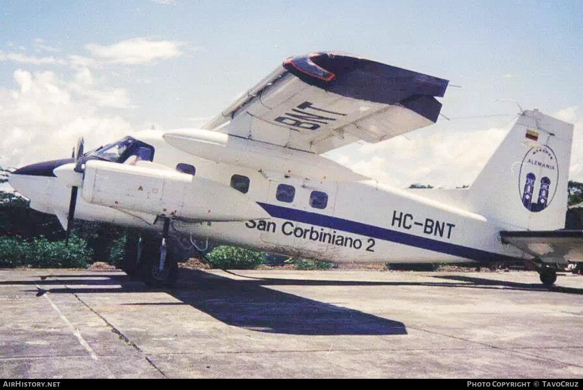 Aircraft Photo of HC-BNT | Dornier Do-28D-2 Skyservant | AirHistory.net #237639