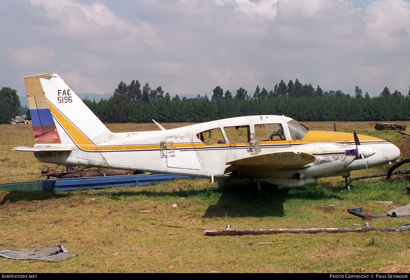 Aircraft Photo of FAC5196 | Piper PA-23-250 Aztec C | Colombia - Air Force | AirHistory.net #237712