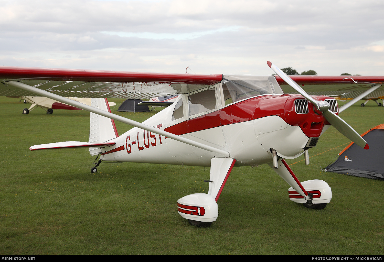 Aircraft Photo of G-LUST | Luscombe 8E Silvaire Deluxe | AirHistory.net #237715