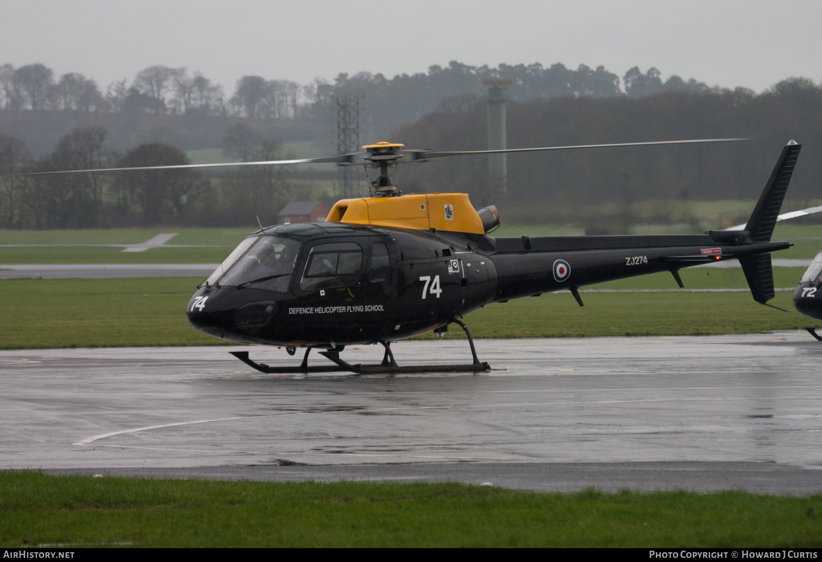 Aircraft Photo of ZJ274 | Eurocopter AS-350BB Squirrel HT1 | UK - Air Force | AirHistory.net #237718
