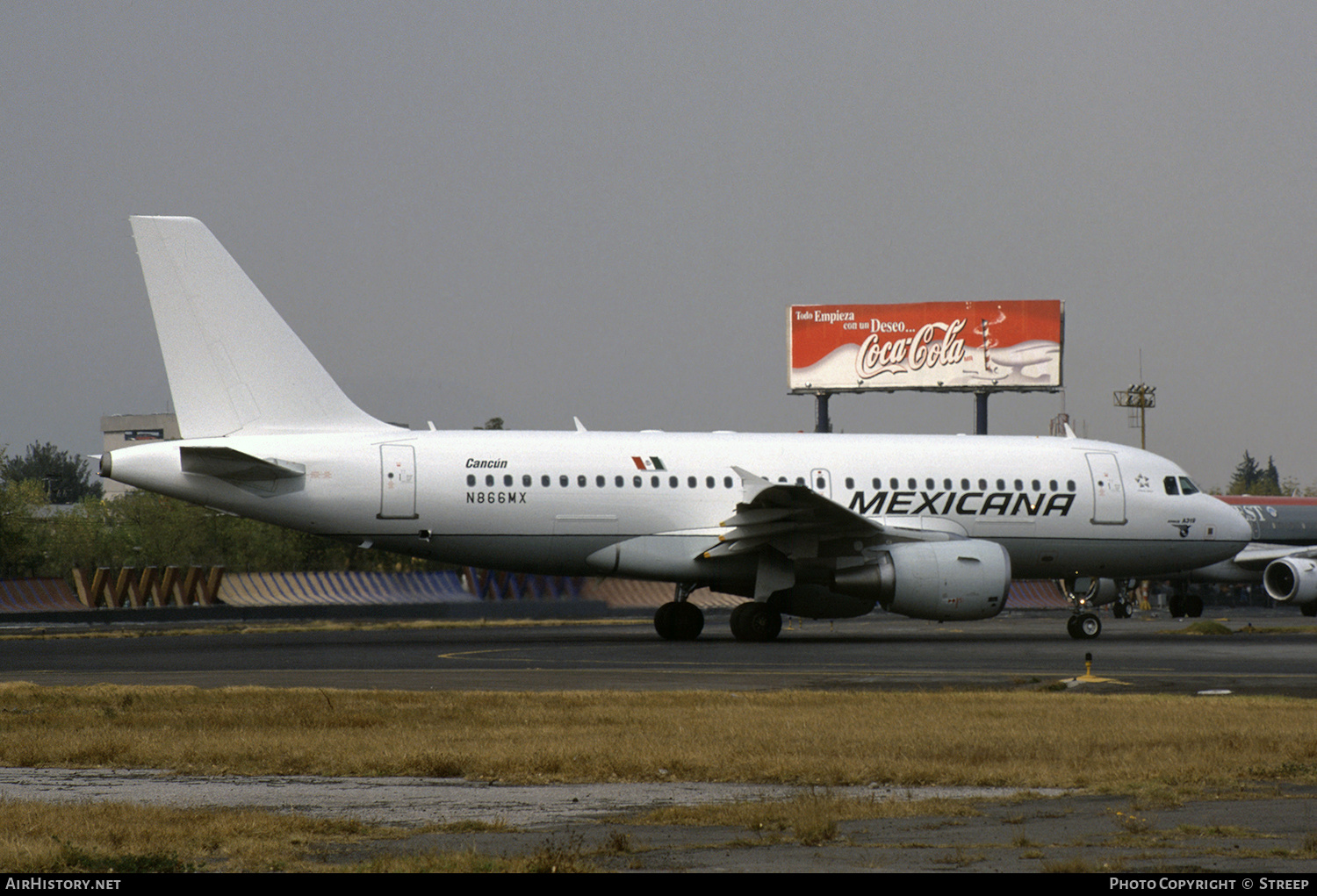 Aircraft Photo of N866MX | Airbus A319-112 | Mexicana | AirHistory.net #237722