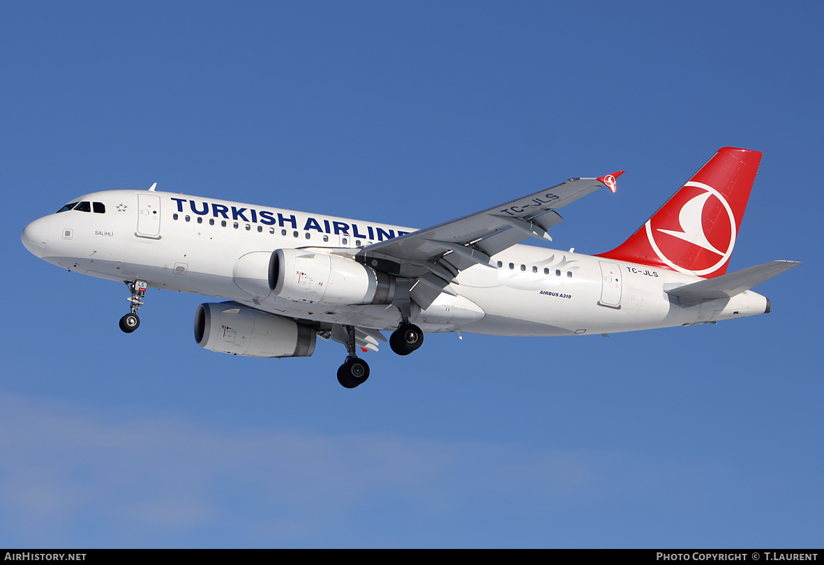 Aircraft Photo of TC-JLS | Airbus A319-132 | Turkish Airlines | AirHistory.net #237723