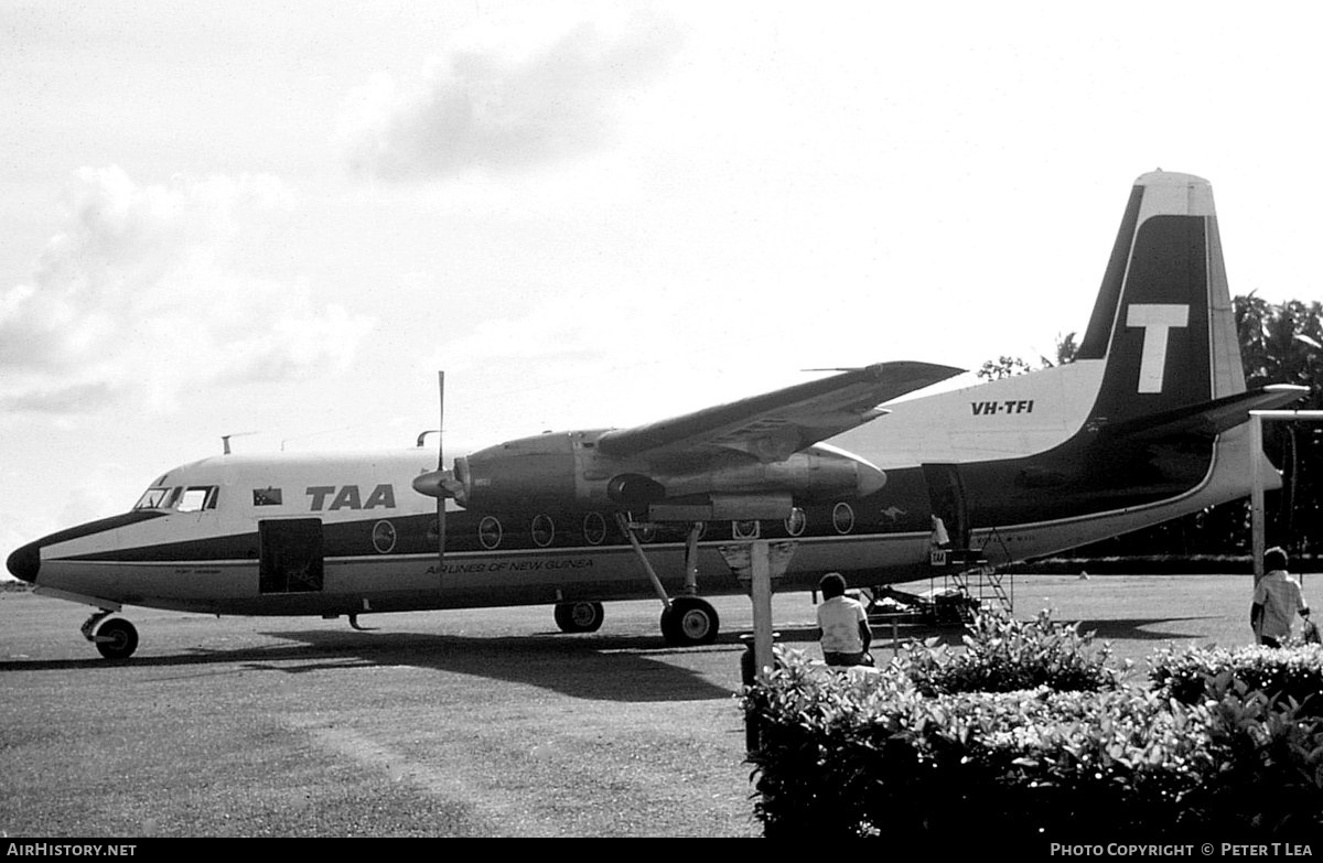 Aircraft Photo of VH-TFI | Fokker F27-100 Friendship | TAA Airlines of New Guinea | AirHistory.net #237734