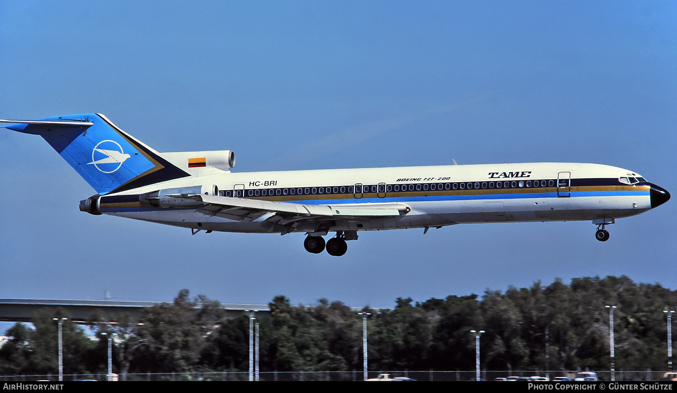 Aircraft Photo of HC-BRI / FAE-560 | Boeing 727-230/Adv | TAME - Transportes Aéreos Militares Ecuatorianos | AirHistory.net #237735