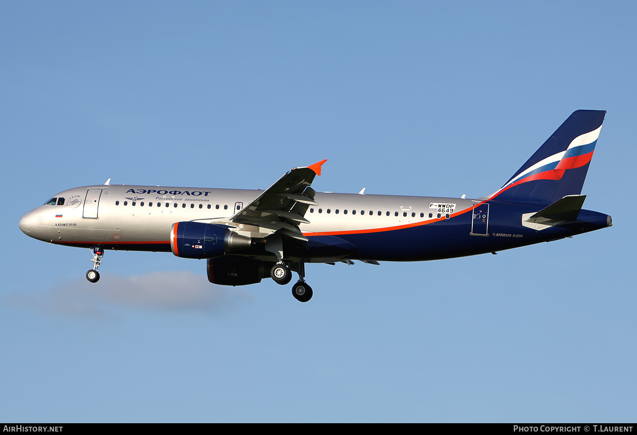 Aircraft Photo of F-WWDP | Airbus A320-214 | Aeroflot - Russian Airlines | AirHistory.net #237748