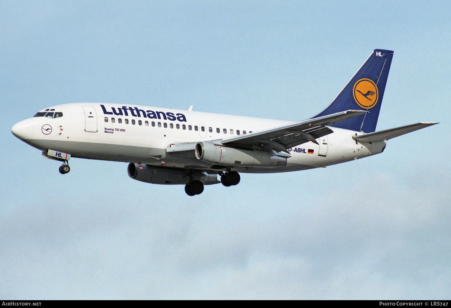 Aircraft Photo of D-ABHL | Boeing 737-230/Adv | Lufthansa | AirHistory.net #237756