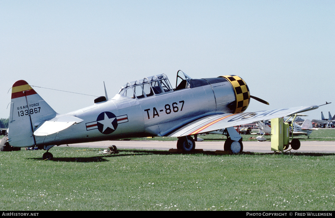 Aircraft Photo of G-ELLY / 133867 | North American AT-6D Harvard III | USA - Air Force | AirHistory.net #237763
